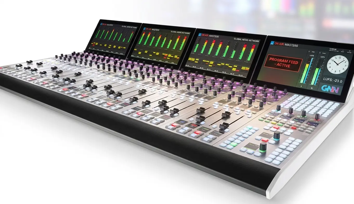 Lawo Diamond broadcast audio console