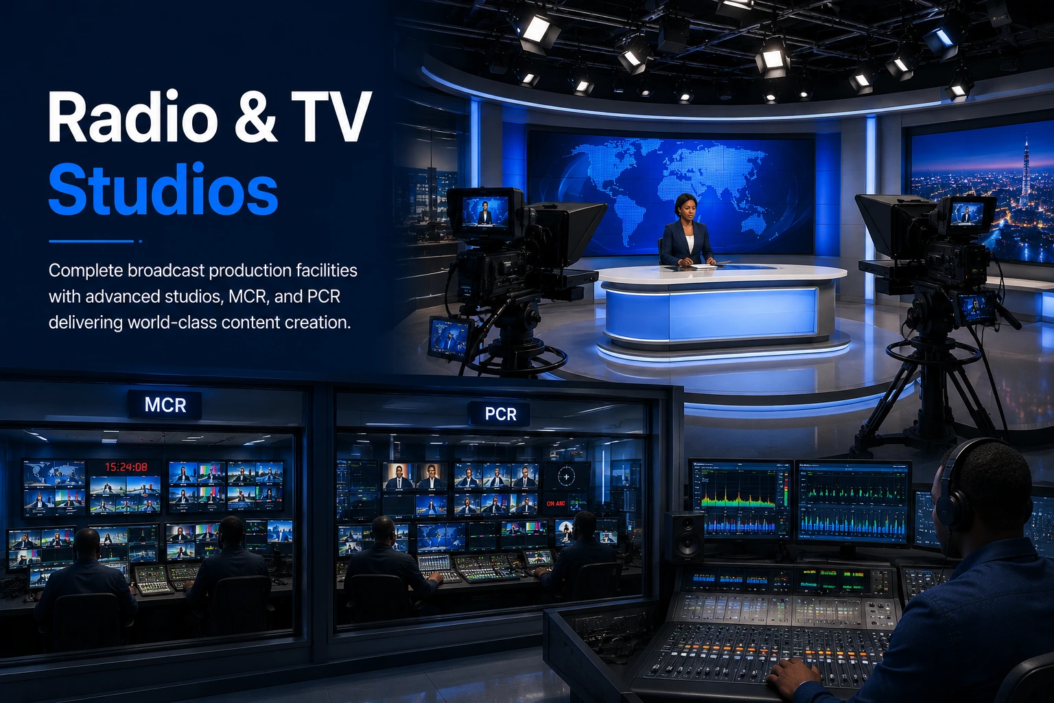 Radio & TV studios